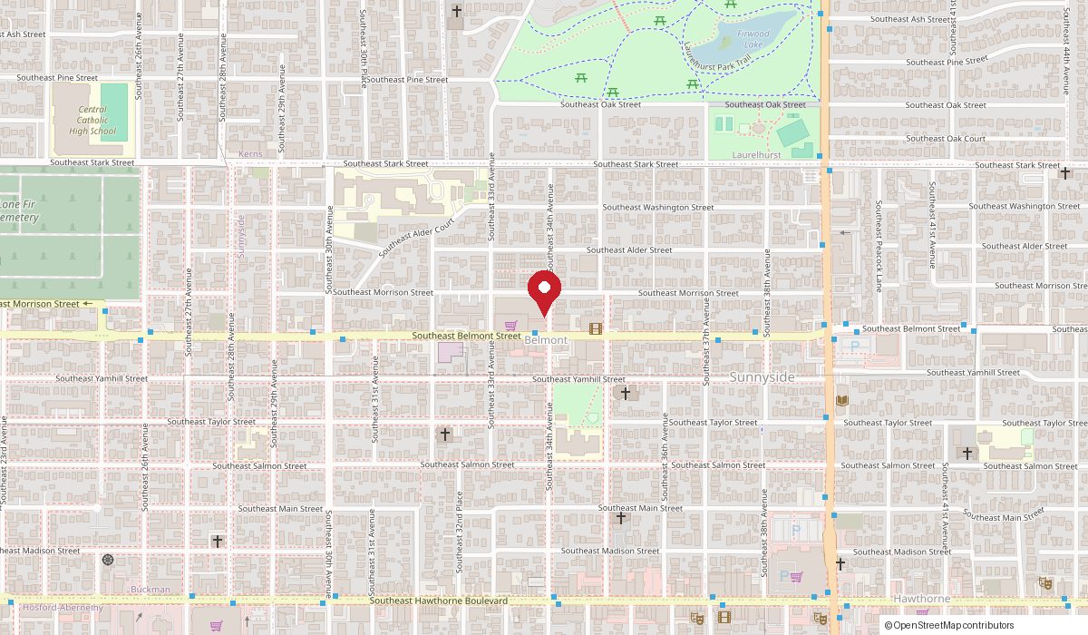 Map: 821 SE 34th Ave, Portland, OR 97214